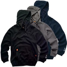 Mens Scruffs Work Wear Warm Hooded Hoodie Sweat Shirt Jumper Sizes XS to 3XL