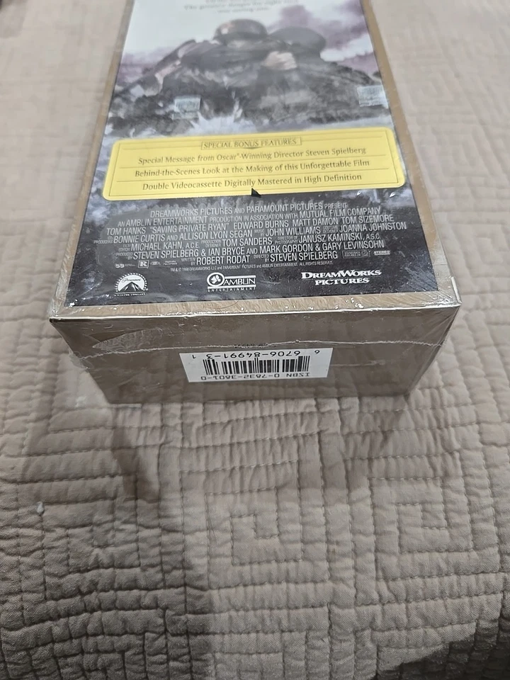 NEW SEALED Saving Private Ryan VHS  2000 2-Tape Set Special Limited Edition - Image 4 of 4