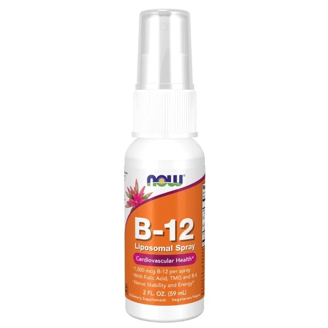 Vitamin B-12 Liposomales Spray 59 ml Herz und Stoffwechsel Now Foods - Bild 1 von 2
