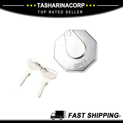Piece of 1 Truck Locking Gas Cap fit for Mitsubishi Fuso w/ 2 Keys No.MB022737