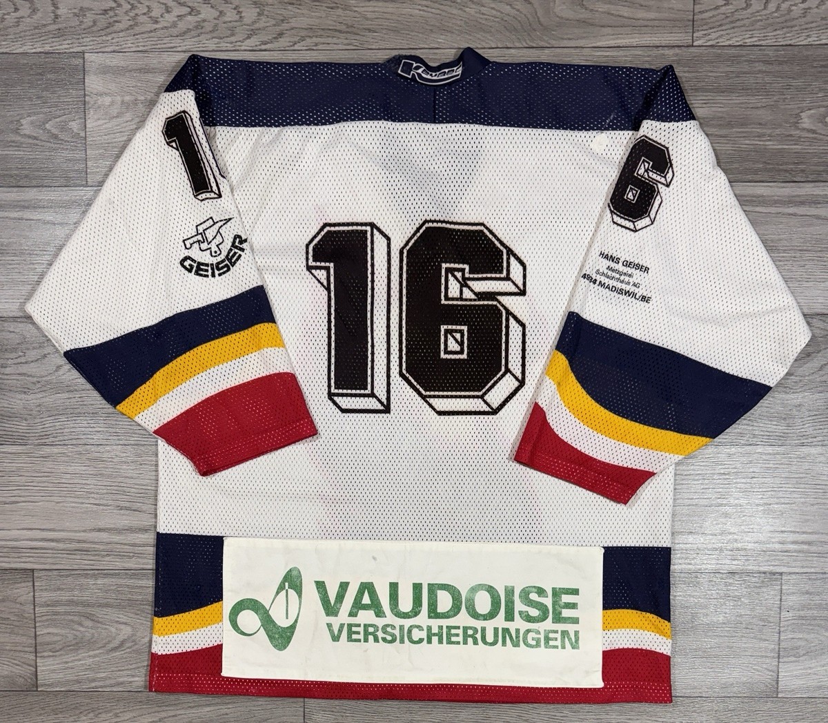 EHC Napf Falcons #16 Switzerland Ice Hockey Jersey Shirt Keybec