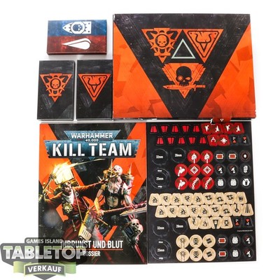 Kill Team - Blood and Zeal Token. Cards & Rulebook - deutsch