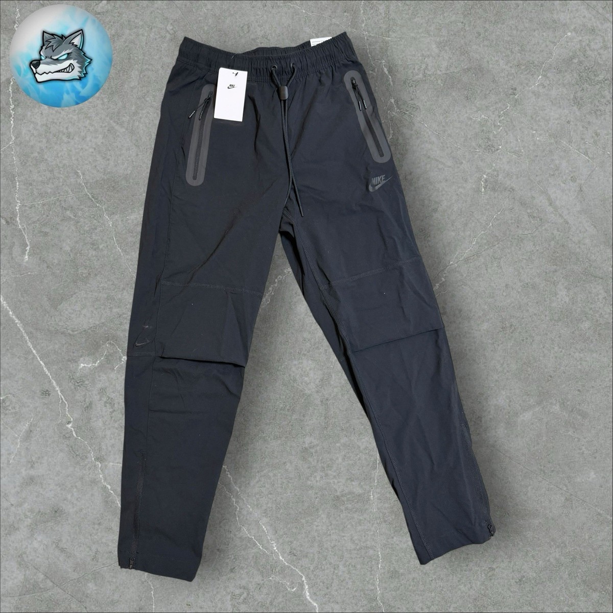 Men's Size Small - Nike Tech Woven Jogger Pants Black HM8241-010