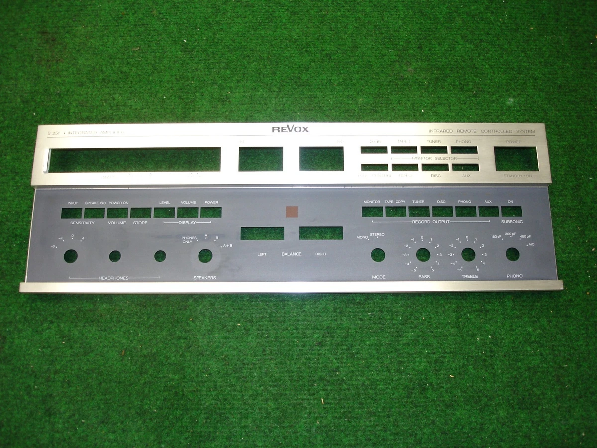 Placa frontal Revox B-251