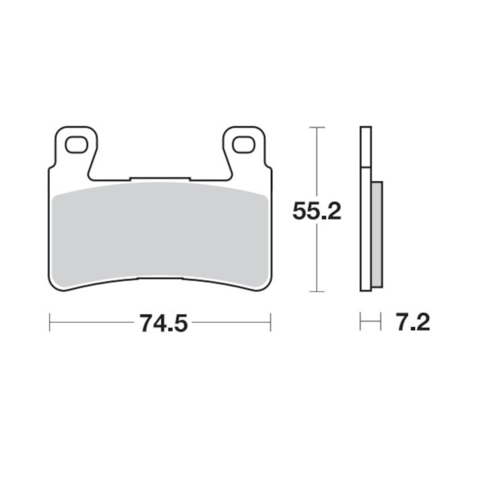 Brake Pads for HONDA CBR 600 RR 2003-2004 Front Sinter MotoMaster
