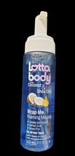 Lottabody Wrap Me Foaming Mousse Curl Enhancing with Coconut & Shea Oils 7 Fl Oz