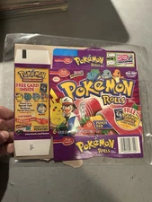 Pokémon Rolls Fruit Snack Empty Box | Vintage General Mills Betty Crocker