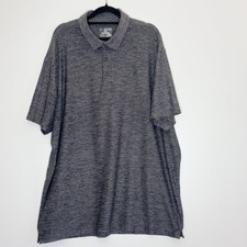 Under Armour Heat Gear Loose Fit Polo Shirt Grey Men's Size 2XL