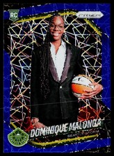 2025 Panini Prizm WNBA Dominique Malonga Rookie #144 Blue Velocity RC