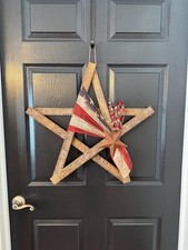 Handcrafted Amish Wooden Barn Star | American...