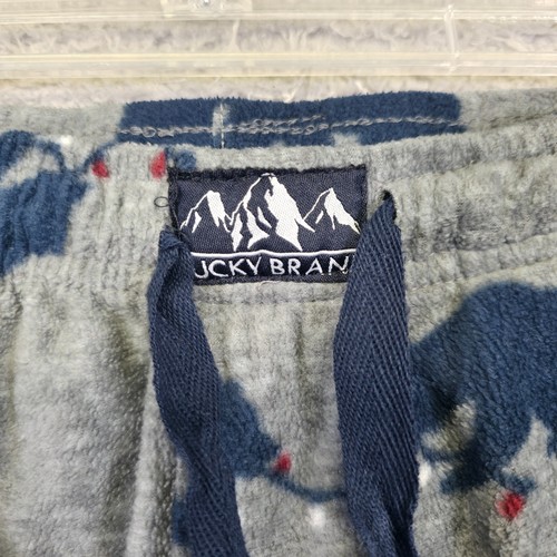 Pantalon de pyjama homme marque Lucky S gris ours nouveauté confortable confort salon sommeil - Photo 11/14