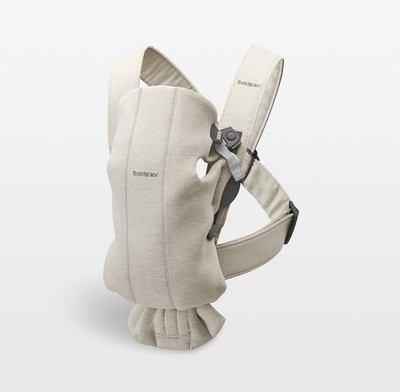 BabyBjörn Baby Carrier Mini 3d Jersey Light Beige