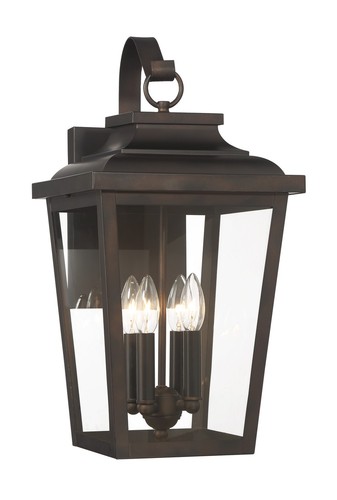 Chelesa Bronze Four Light Wall Mount from the Irvington Manor Collection