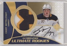 2018-19 Upper Deck Ultimate Collection 30/49 Casey Mittelstadt Patch Auto um0