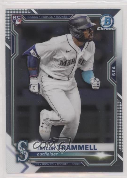 2021 Bowman Chrome Taylor Trammell #61 0c6