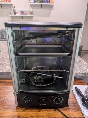 NutriChef Multi-Function Rotisserie Oven Vertical Countertop