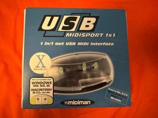 Midiman USB MIDISPORT 1x1 USB MIDI Interface For Windows  Mac OS X