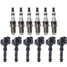 6 Bremi Ignition Coils & 6 Bosch Spark Plugs Kit for Porsche 986 Boxster 2.5L H6