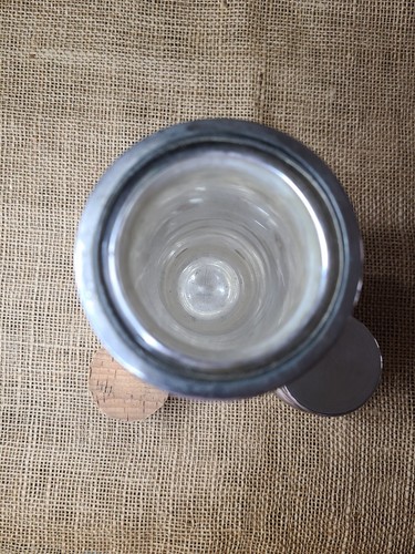 ANTIQ. Metal Thermos Bottle No. 601 Connecticut USA Pat. 38834 Sept. 1907 Cork - Picture 4 of 11