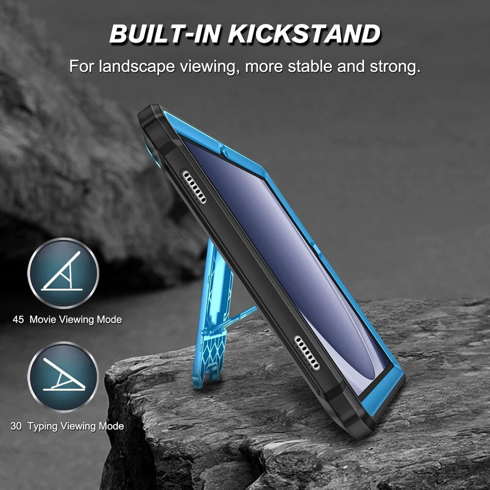 Cubierta de parachoques híbrida unibody 11 pulgadas 2023 para Samsung Galaxy Tab A9 Plus/A9+ 5G Foto 3 de 4