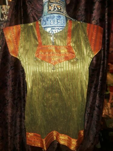 Kurta Palazzo Dupatta completamente cucito set 3 pezzi top tunica combo