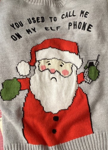 H\u0026M Ugly Christmas Sweater Medium “You 
