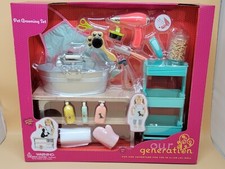 Our Generation Pet Grooming Set for 18" Doll Like American Girl NRFB