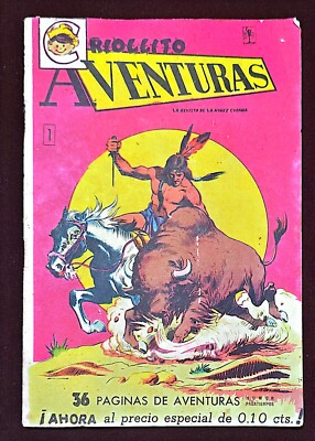 Criollito Aventuras-#1-1960-la Revista De La Niñez Cub...