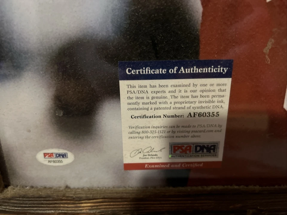 dennis rodman signed photo With PSA Authentication Included - Image 2 of 4