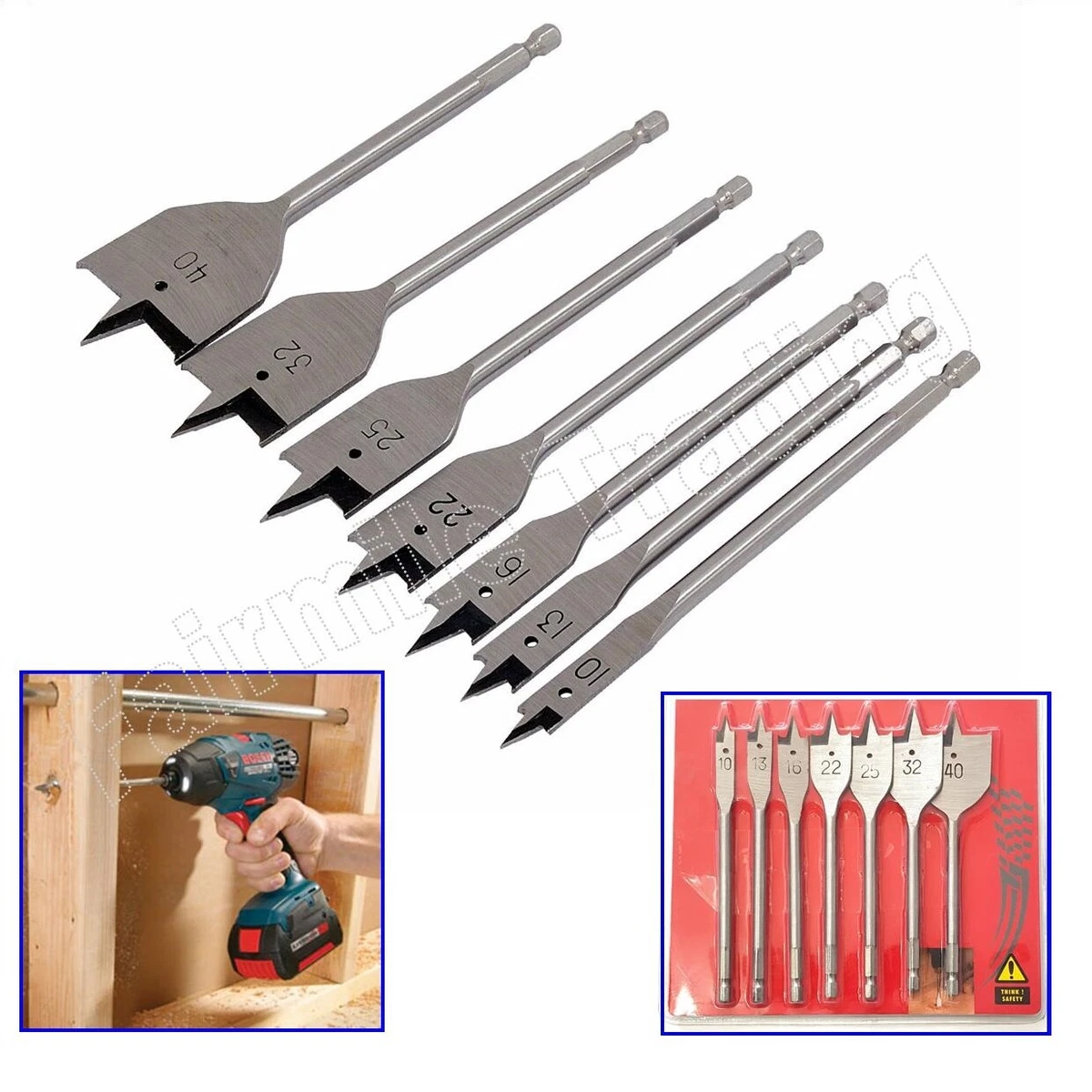 Impact driver on sale wood drill bits