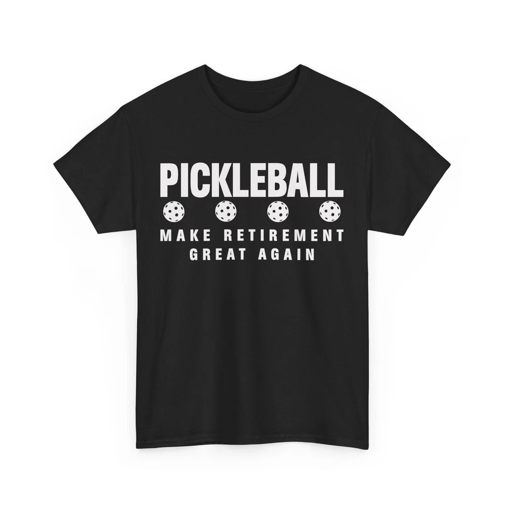 Pickleball Make Retirement Great Again Pickleball Gift Unisex Cotton T-Shirt