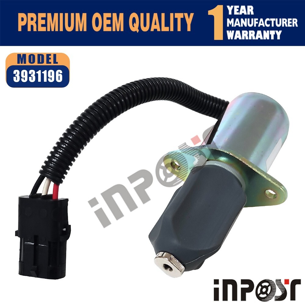 Stop Solenoid 3931196 SA-3665-24 24V For Kubota Super Mini Series