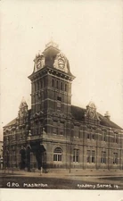 GPO Academy School Masterton Wairarapa New Zealand c1910 Real Photo RPPC