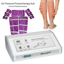 Air Pressure Pressotherapy Lymphatic Drainage Weight Loss Machine , Slimming Set