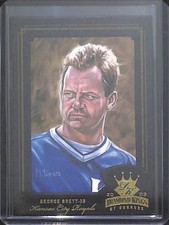 2003 Donruss Diamond Kings Black Border #166 George Brett No 91 of 100