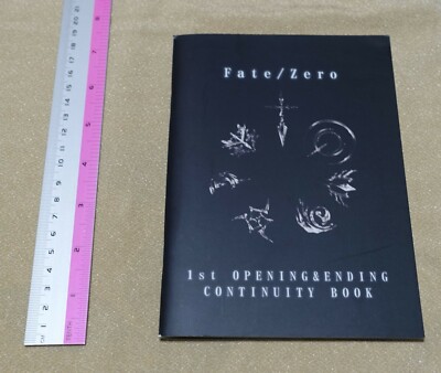 ufotable Fate Zero 1st OPENING & ENDING CONTINUITY BOOK Story Board Art