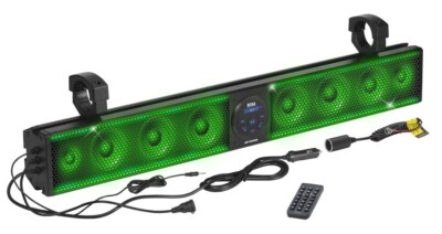 Boss Audio - Plug n Play 36'' Sound Bar - 8 Speakers Fits 1.5-2'' Bars - BRT36RGB