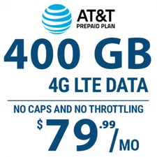 ATT Hotspot 4G/5G LTE 400 GB Data Plan