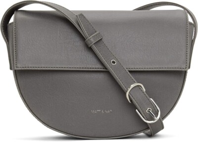 NEW Matt Nat $140 Rith Saddle Vegan Leather Cross Body Purse