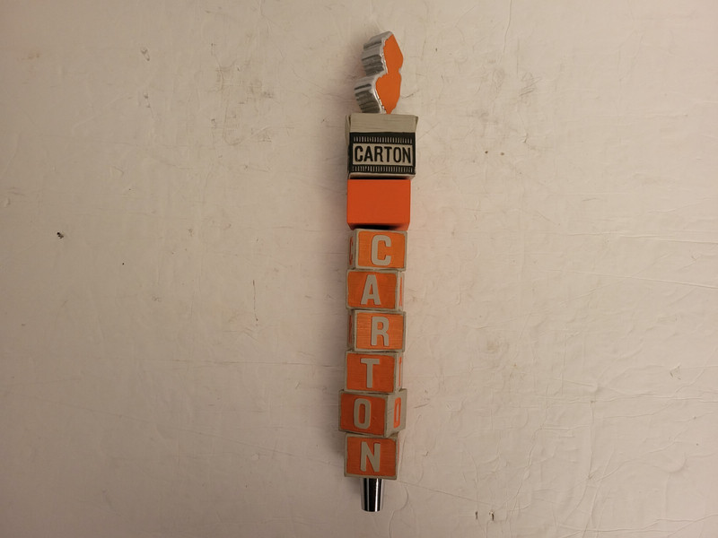 Carton Brewing - Draft Beer Tap Handle - Atlantic Highlands - New Jersey - NJ