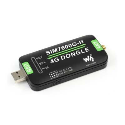 4G DONGLE Industrial Dongle with Antenna Supports GNSS Positioning SIM7600G-H
