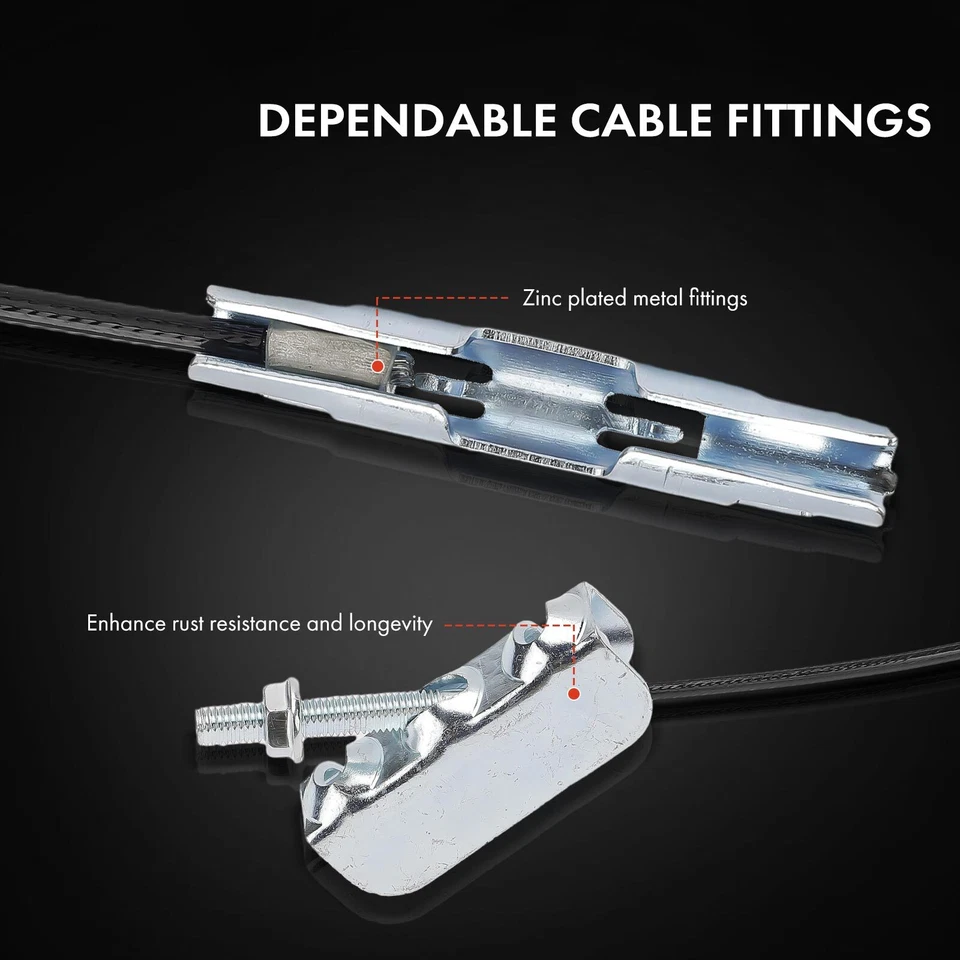 Cable de freno de estacionamiento intermedio para Chevrolet Avalanche 2500 GMC Sierra 1500 Foto 4 de 4