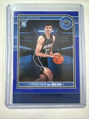 2024-25 NBA Hoops Tristan Da Silva RC #248 Blue SP Rookie Magic