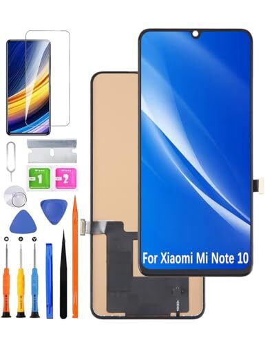 HLYGZX Display di ricambio per Xiaomi Mi Note 10 Lite/Mi Note 10 Pro LCD (E9e)