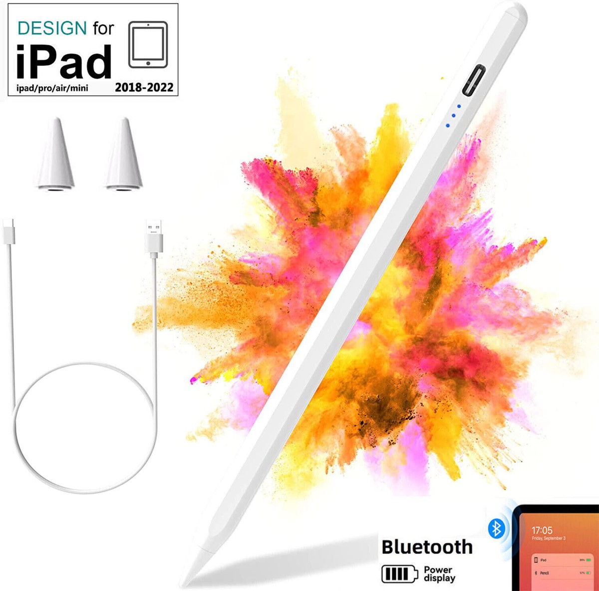 For Apple Pencil Stylus Pen 2nd Generation for iPad/iPad Air/iPad