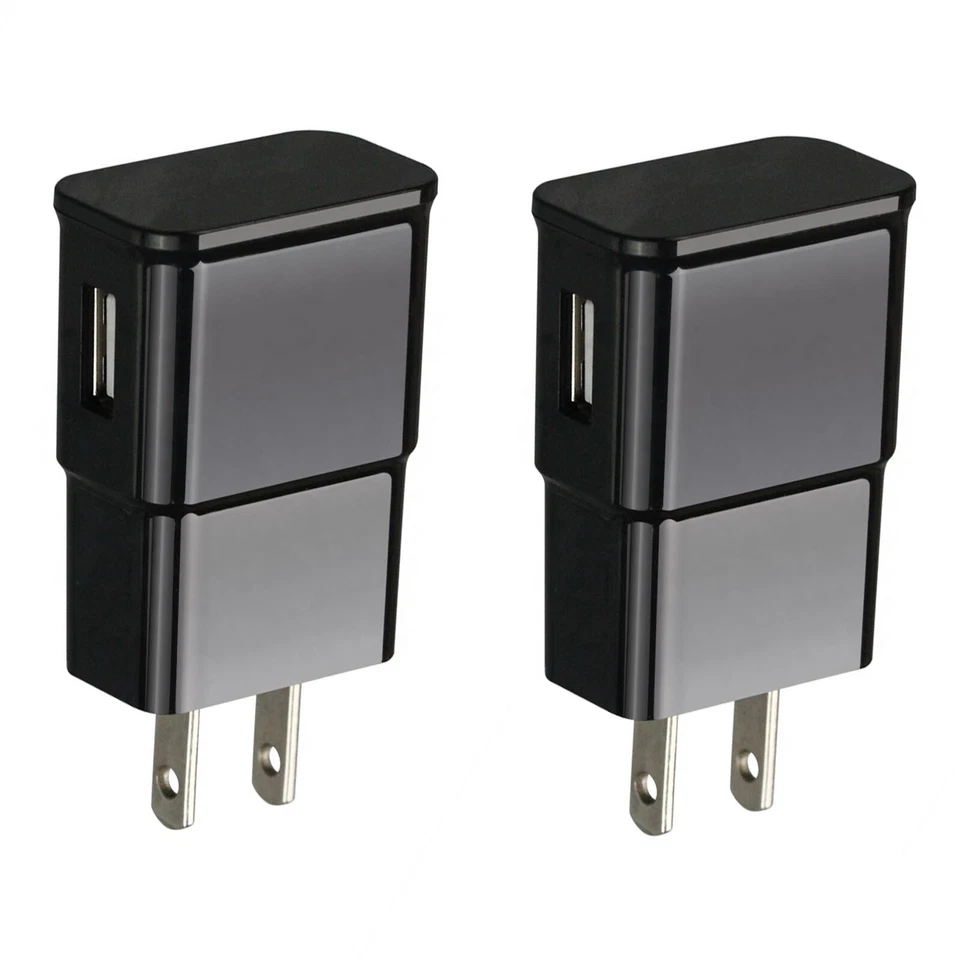 2A USB Wall Power Adapter Charger For LG G8 G7 V20 Q7 ThinQ Stylo 5 4 Black - Image 2 of 2