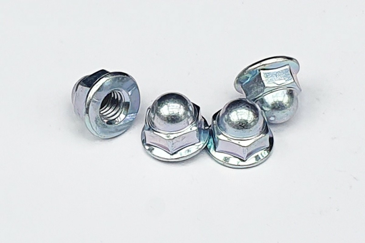 M6 Flanged Dome Nut, Acorn Nut, JIS, Equivalent to Honda 90201-415-000 M6 Flanged Dome Nut, Acorn Nut, JIS, Equivalent to Honda 90201-415-000