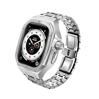 Luxury Stainless Steel Case + Band Mod Kit for Apple Watch Ultra 3 / Ultra 49mm