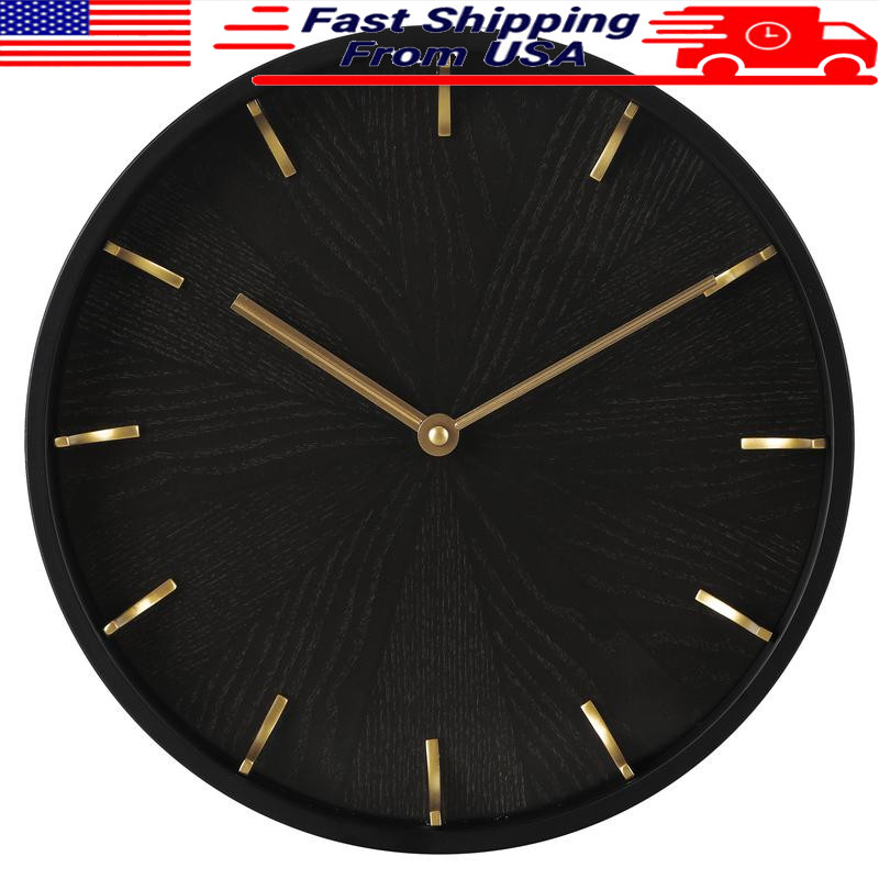 Modern 11.5 Inch Analog Wall Clock Indoor Decorative Home Decor Easy Hang New