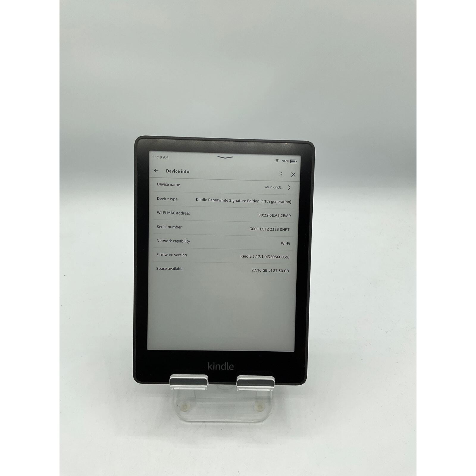 Kindle Paperwhite Signature Edition 32GB Black 11th Gen E-Reader-image